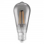 Ampoule LED Smart+ Edison Gris 6 W E27 Connectée WIFI Ledvance