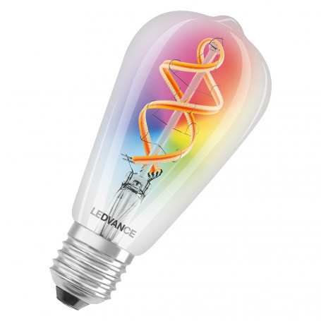Ampoule LED Smart+ Edison Claire 4.5 W RGBW E27 Connectée WIFI Ledvance