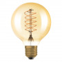 Ampoule LED filament 4.8W Vintage Edition 1906 Globe 80mm Doré OSRAM