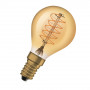 Ampoule LED filament 3.4W Vintage Edition 1906 Sphérique E14 Doré OSRAM