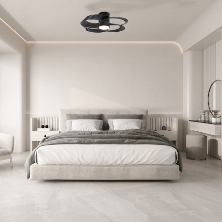 Ventilateur de plafond à éclairage LED Rose - Mantra