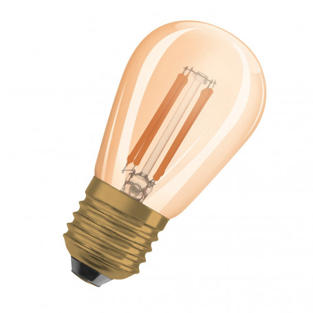 Ampoule LED filament 4.8W Vintage Edition 1906 Sphérique E27 Doré OSRAM