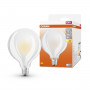 Ampoule LED filament Globe 6.5 W Givre Blanc chaud - Osram