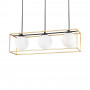 Suspension Lingotto 3 globes opalin - Ideal Lux