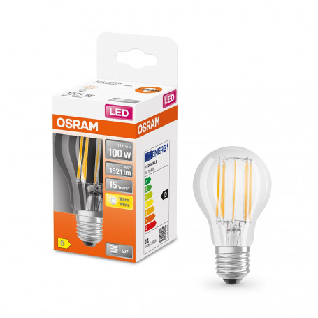 Ampoule LED filament Standard 11 W Claire - Osram