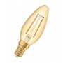 Ampoule LED filament magnétique Vintage Edition 1906 Flamme B35 Doré OSRAM