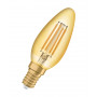 Ampoule LED filament Vintage Edition 1906 Flamme B35 4W Doré OSRAM