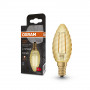 Ampoule LED filament Vintage Edition 1906 Flamme Torsadée Doré OSRAM