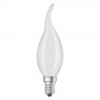 Ampoule LED à filament 4W Dimmable Flamme Coup de vent Dépolie E14 OSRAM