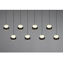 Suspension LED Orbit 8 lampes linéaire - Trio Lighting