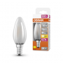 Ampoule LED à filament 5.5W Dimmable Flamme B35 Dépolie E14 OSRAM