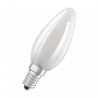 Ampoule LED à filament 5.5W Dimmable Flamme B35 Dépolie E14 OSRAM