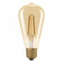 Ampoule LED filament 7.2W Vintage Edition 1906 Edison E27 Doré OSRAM