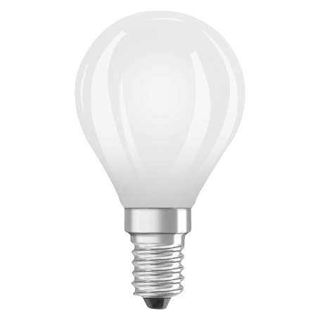 Ampoule LED Sphérique 5.5 W Dépoli E14 - Osram