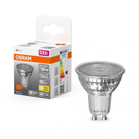 Spot LED 6.9 W culot GU10 Blanc chaud - Osram