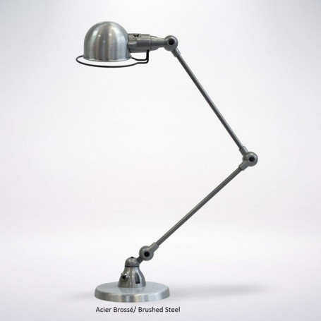 Lampe de table Signal SI333 Acier brosse Jielde Comptoir des Lustres