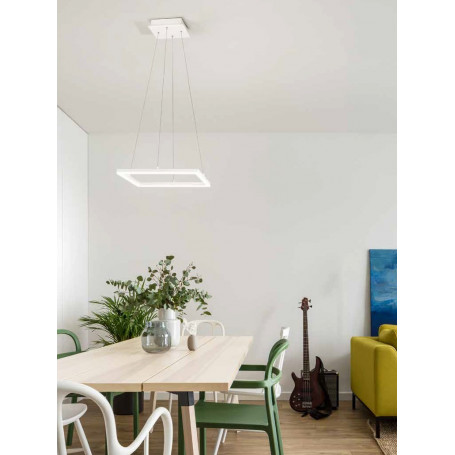 Suspension LED Bard 39W Blanc - Fabas Luce