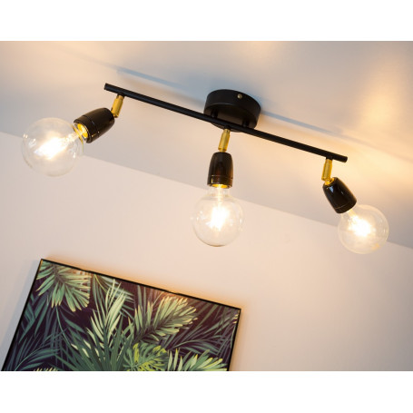 Barre 3 spots orientables Porcia céramique - Britop