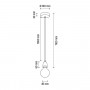 Suspension Porcia douille en céramique - Britop