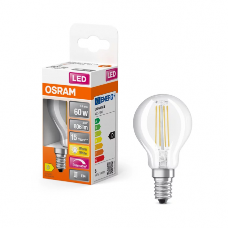 Lot De 100 Ampoules Gouttes Ormalight – E14 15W – Blanc Chaud (2500-3000K) – 230V