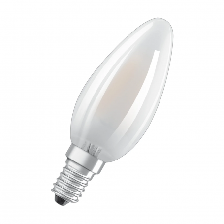 Ampoule LED à filament 2.5W Flamme B35 Dépolie E14 OSRAM