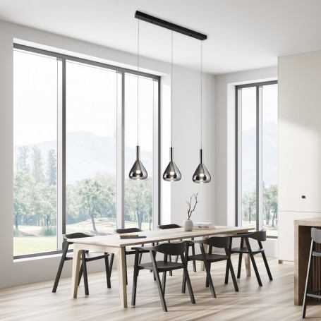 Suspension LED Cipera 3 lumières Cinque Lighting - Trio Leuchten