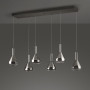 Suspension LED Cipera 6 lumières Cinque Lighting - Trio Leuchten