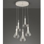 Suspension LED Cipera 5 lumières Cinque Lighting - Trio Leuchten