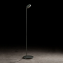 Lampadaire liseuse LED inclinable Plano S Platine -  Holtkötter