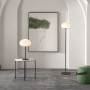 Lampadaire Press Verre opalin - M.D.C.