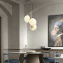 Suspension Ciao 3 lampes Verre opalin - M.D.C.