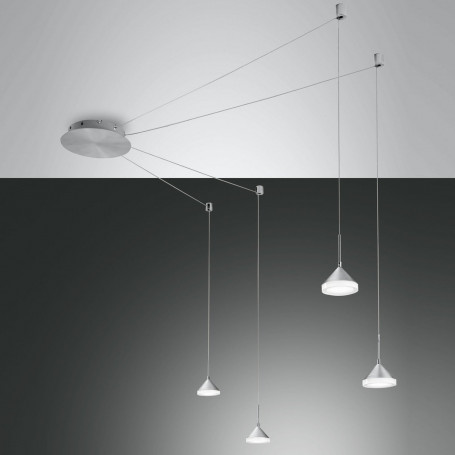 Suspension déportée Isabella 4 LED - Fabas Luce
