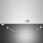 Suspension déportée Isabella 6 LED - Fabas Luce