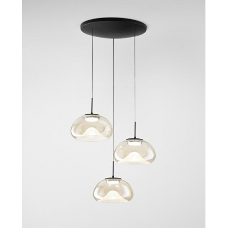 Suspension LED CCT Brena 3 lumières - Fabas Luce