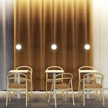 Suspension Volum 14 cm verre brillant - Lodes