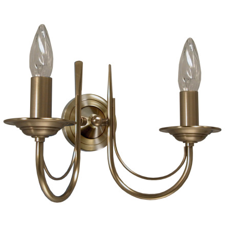 Applique murale Châtelet 2 bougies