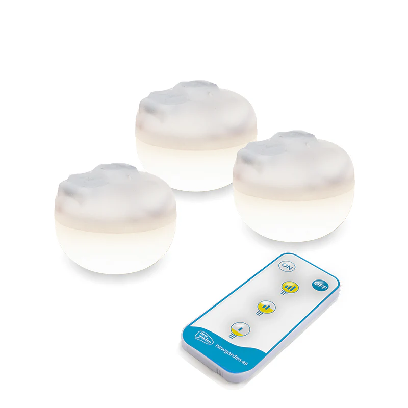 Lot De 20 Mini-lampes LED Sans Fil - Blanc Chaud - Avec Piles Et 100 Pastilles Adhésives - 1,5 Cm - Décoration