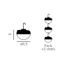 Lot 3 lampes sans fil LED Cherry Mini - Newgarden