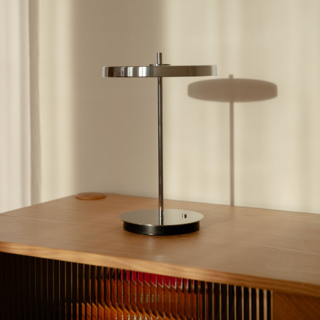 Lampe sans fil LED Asteria Move Monochrome Métal - Umage