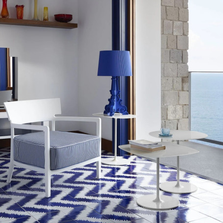 Lampe à poser Bourgie Mat Bleue- Kartell