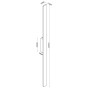 Applique d'extérieur LED Lotus 124 cm - Mantra