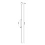 Applique d'extérieur LED Lotus 144 cm - Mantra