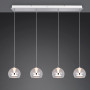 Suspension LED linéaire Flynt 4 lampes - Trio Lighting