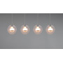 Suspension LED linéaire Flynt 4 lampes - Trio Lighting