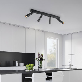 Barre 4 spots orientables à LED Ambala - Trio Lighting