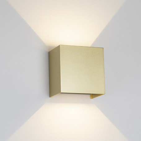 Applique d'extérieur LED Davos XL Doré - Mantra