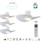 Ventilateur de plafond à éclairage LED Nenufar - Mantra