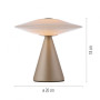 Lampe LED tactile Elipsa - Paul Neuhaus
