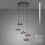 Suspension LED Posh circulaire - Paul Neuhaus