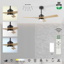 Ventilateur de plafond à LED Thai - Mantra